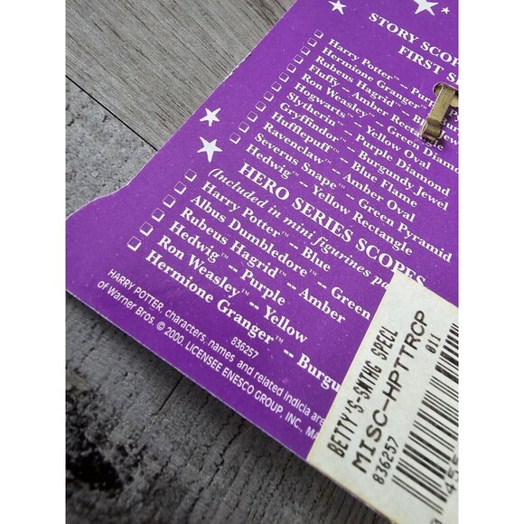 Vtg Harry Potter Story Scope On Purple Pyramid Harry Potter Enesco 2000 NWT - Picture 5 of 5